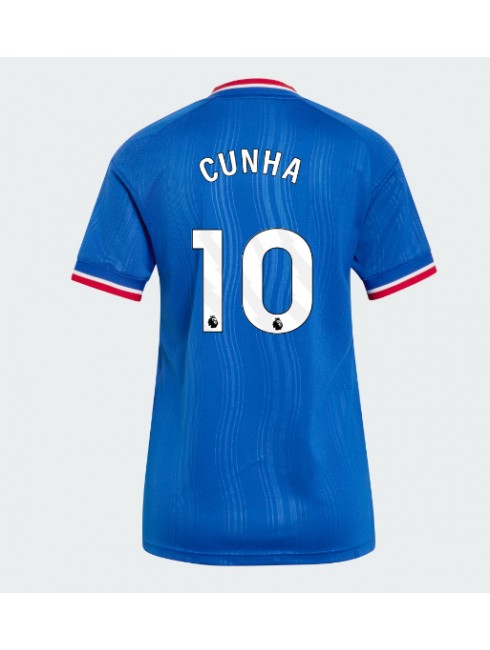Zenske Futbalové oblečenie Manchester United Matheus Cunha #10 2026-27 Krátky Rukáv - Preč Zenske Futbalové oblečenie Manchester United Matheus Cunha #10 2026-27 Krátky Rukáv - Preč